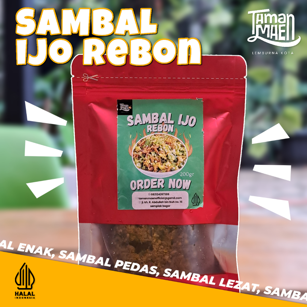 

Sambal Ijo Rebon By Taman Maen - 200g