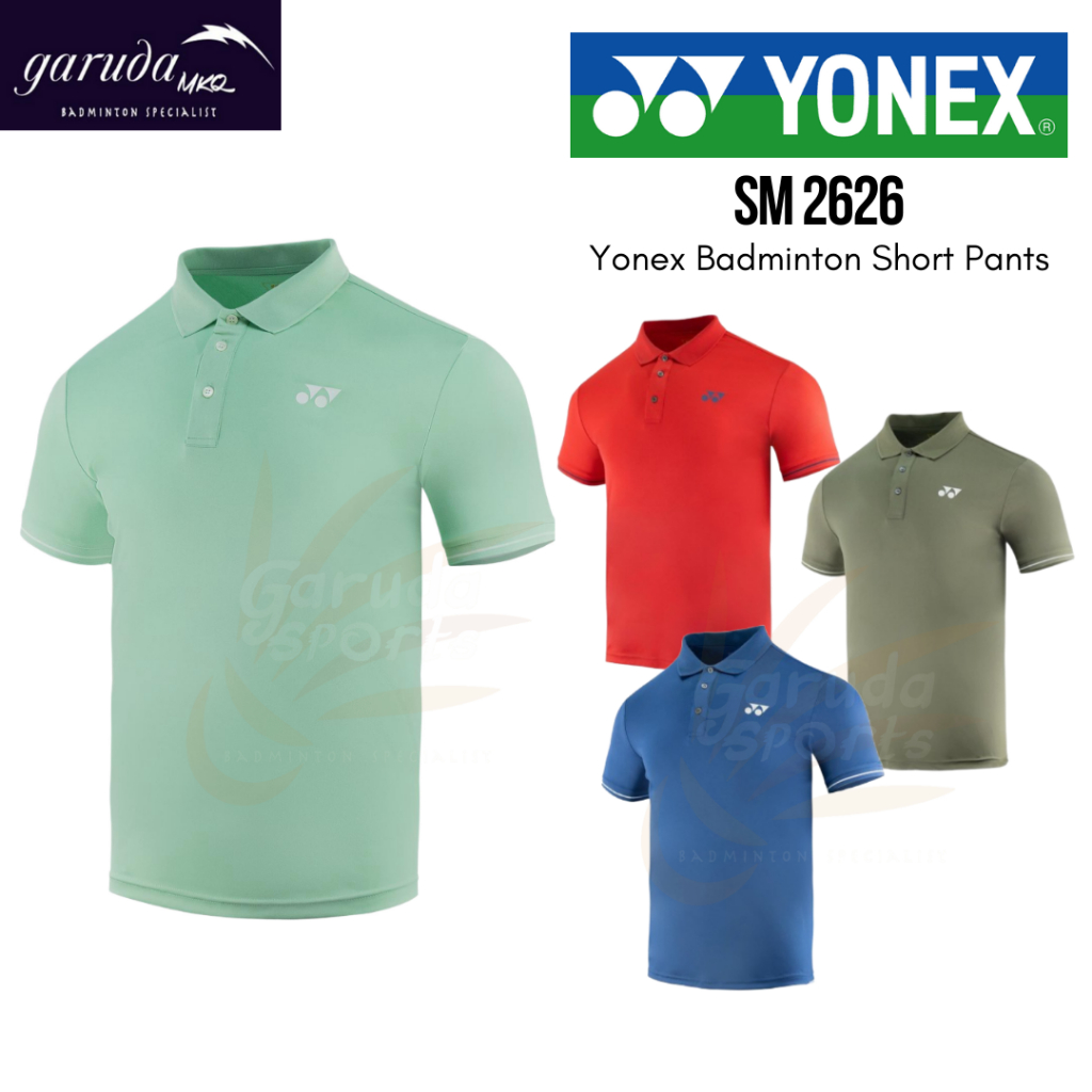 BAJU POLO YONEX RM 2626 / POLO TSHIRT YONEX RM2626 / YONEX MEN POLO TSHIRT