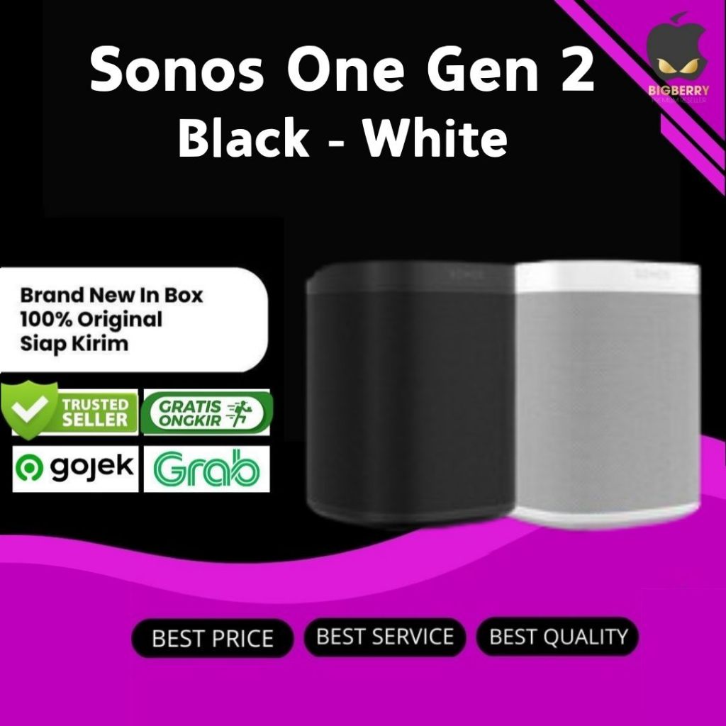 SONOS One Gen 2 Smart Multi Room Wireless WiFi Speaker with Alexa BNIB