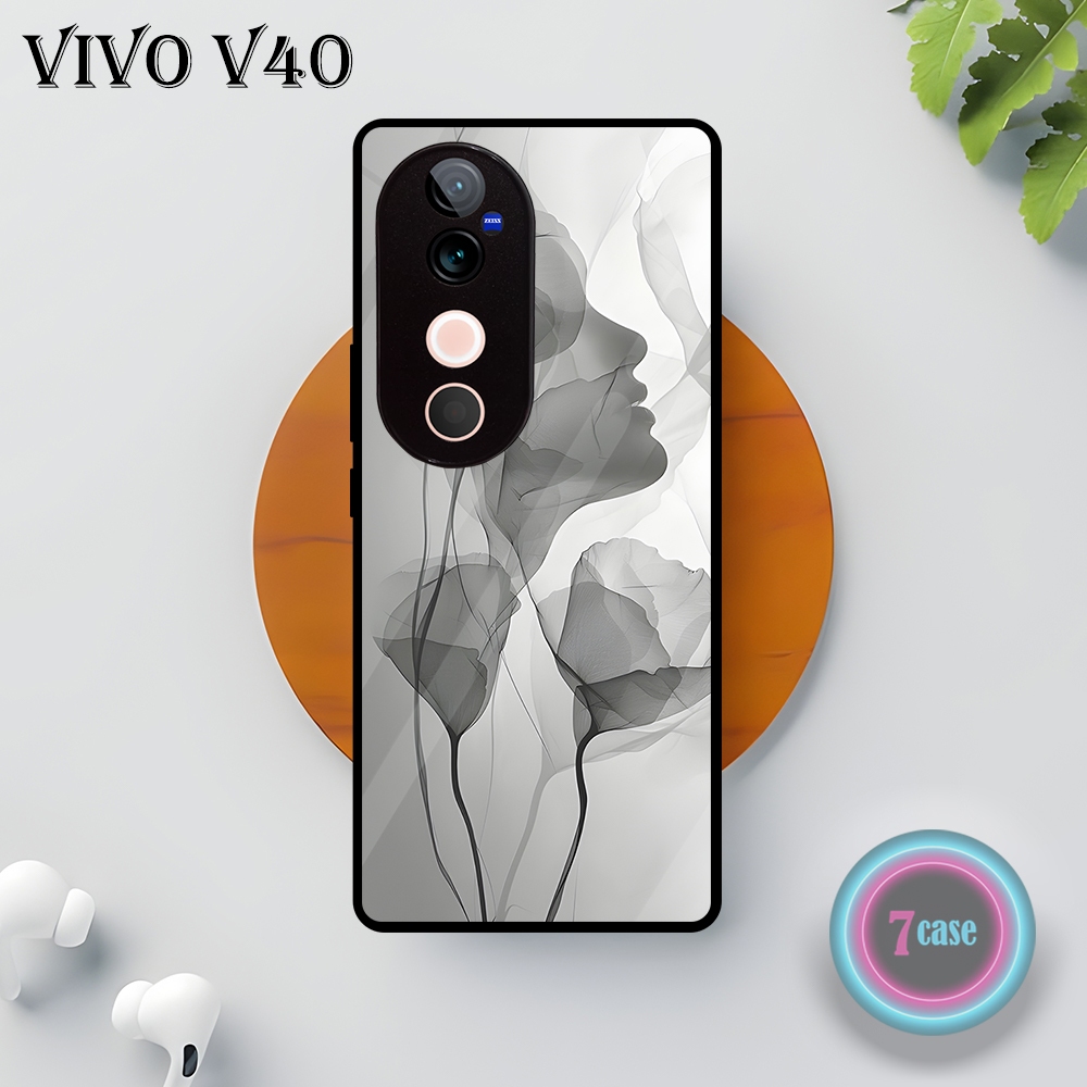 (DK09) Case Kilau Vivo V40 I Casing Hp Vivo | Pelindung Smartphone Motif GRAYSPACES