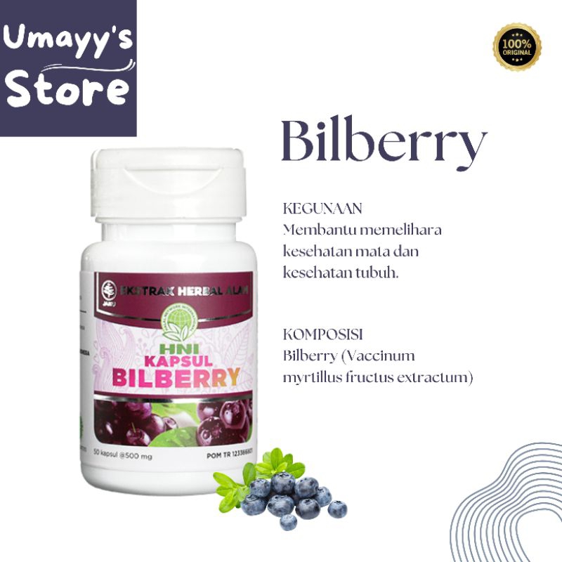 Bilberry Kapsul Kesehatan Mata