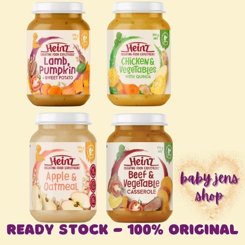 Heinz Baby Food Jar For 6 Months