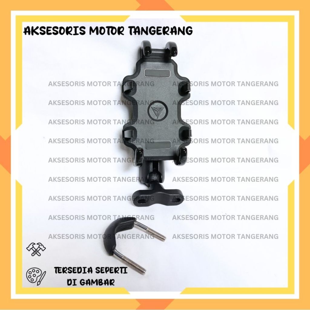 HOLDER HP STANG MOTOR PHONE HOLDER MOTOWOLF PENYANGGA HP GPS UNIVERSAL BRACKET BRAKET BREKET NMAX AE