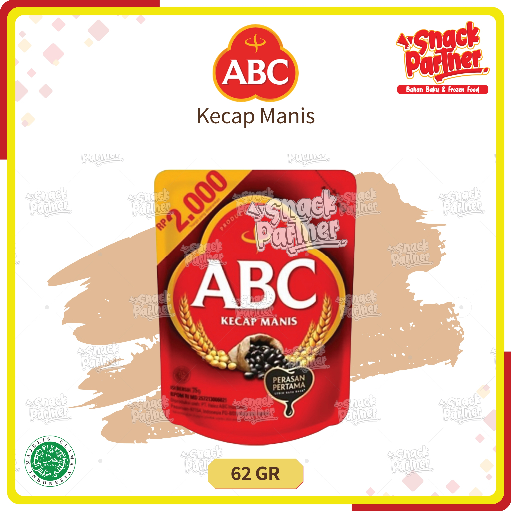 

ABC - KECAP MANIS 62 GR / Refill Mini Kemasan 2000