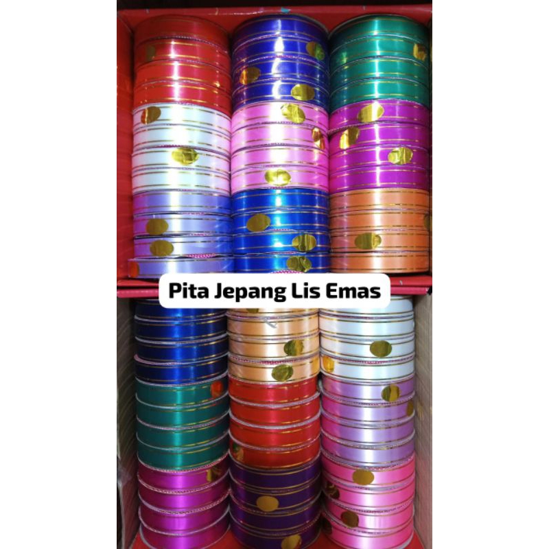 

pita jepang lis emas per pcs..