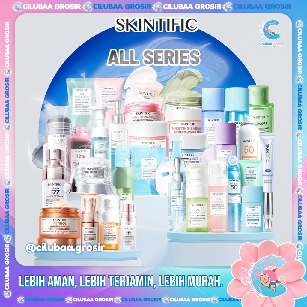 SKINTIFIC 5X All Series || Ceramide Low pH Cleanser || 5X Ceramide Barrier Repair Series || Crystal 