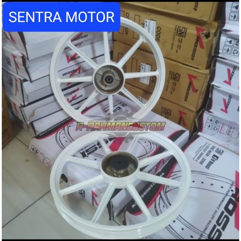 Velg racing grand/legenda depan tromol palang 8 VROSSI swan