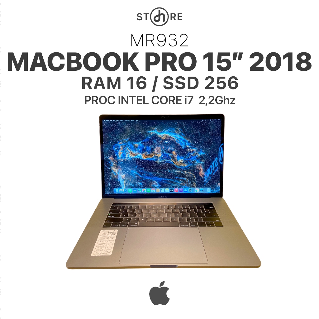 Second , Macbook Pro 2018 15" , 16/256 , Silver , MR932