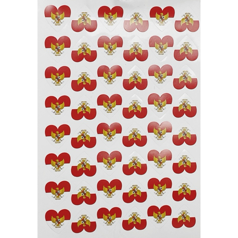 

Stiker pipi garuda hati isi 48pcs