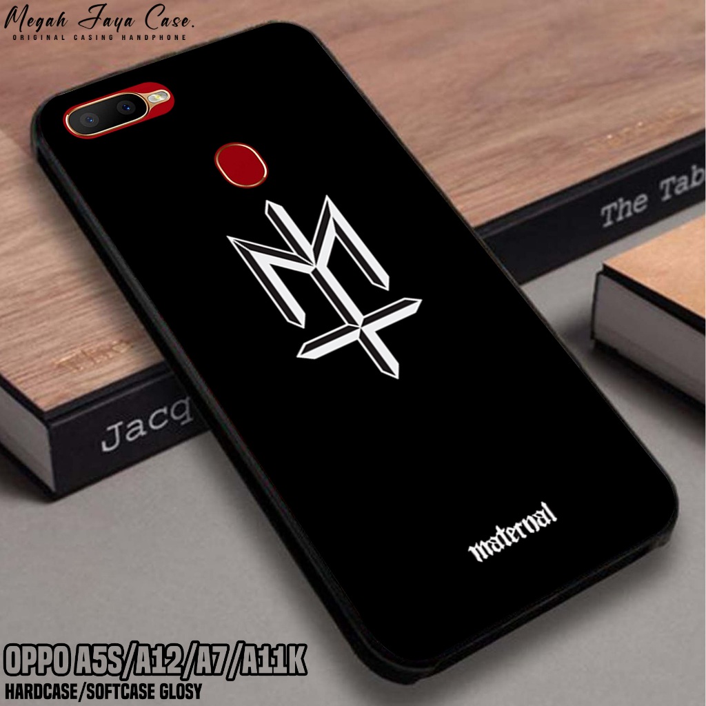 Case Oppo A5S A12 A7 A11K - Casing Hp Oppo A5S A7 A12 A11K Motif MTRNL - Softcase Hp Oppo A12 -  Sil