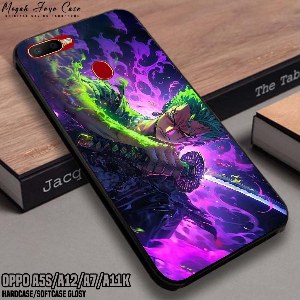 Case Oppo A5S A12 A7 A11K - Casing Hp Oppo A5S A7 A12 A11K Motif Roronoa Zoro - Softcase Hp Oppo A12