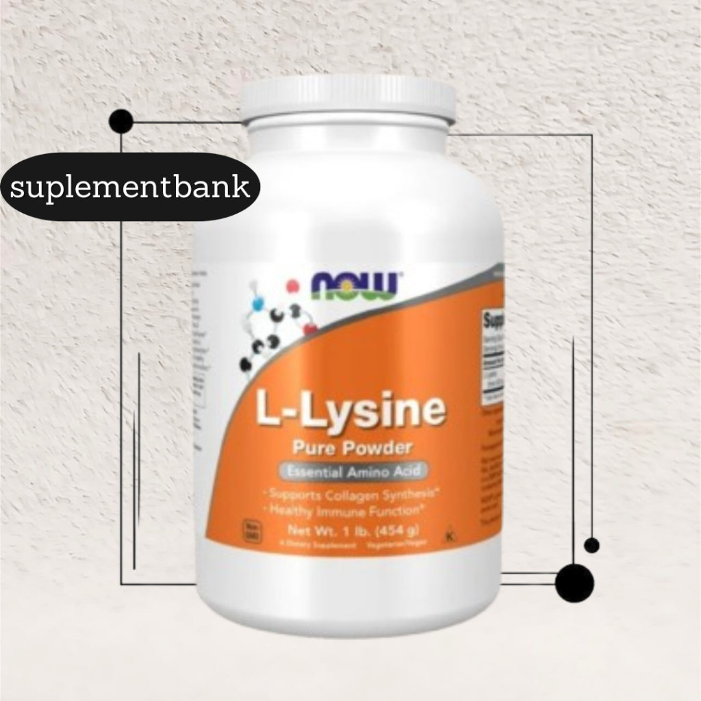 [ORIGINAL USA] Now Lysine supports collagen synthesis healthy immune funtion vegan