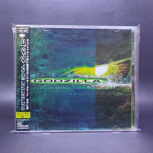 CD OST GODZILLA THE ALBUM IMPORT RATM FOO FIGHTERS GREEN DAY IMPORT