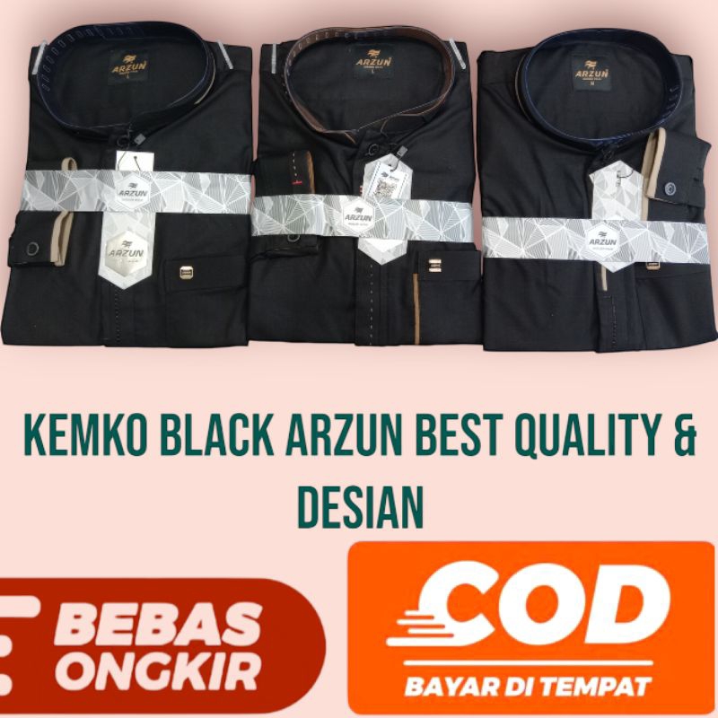 KOKO ARZUN HITAM ( BLACK) LENGAN PANJANG
