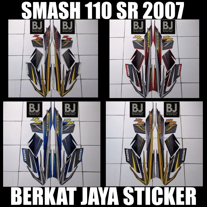 Striping Sticker Suzuki Smash 110 Sr 2007