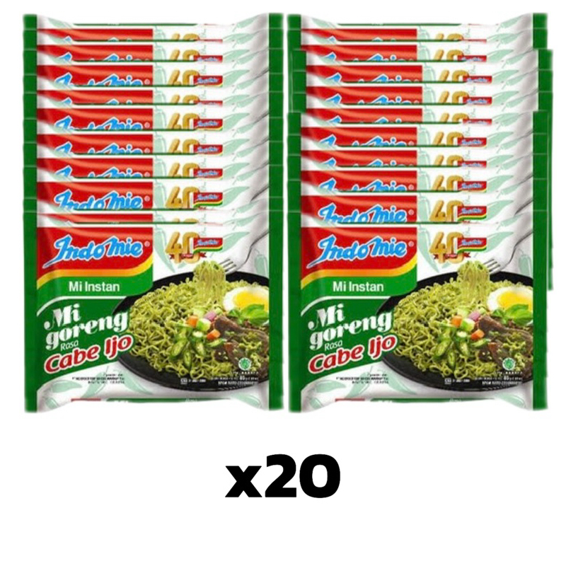 

Indomie Goreng Cabe Ijo (20pcs)