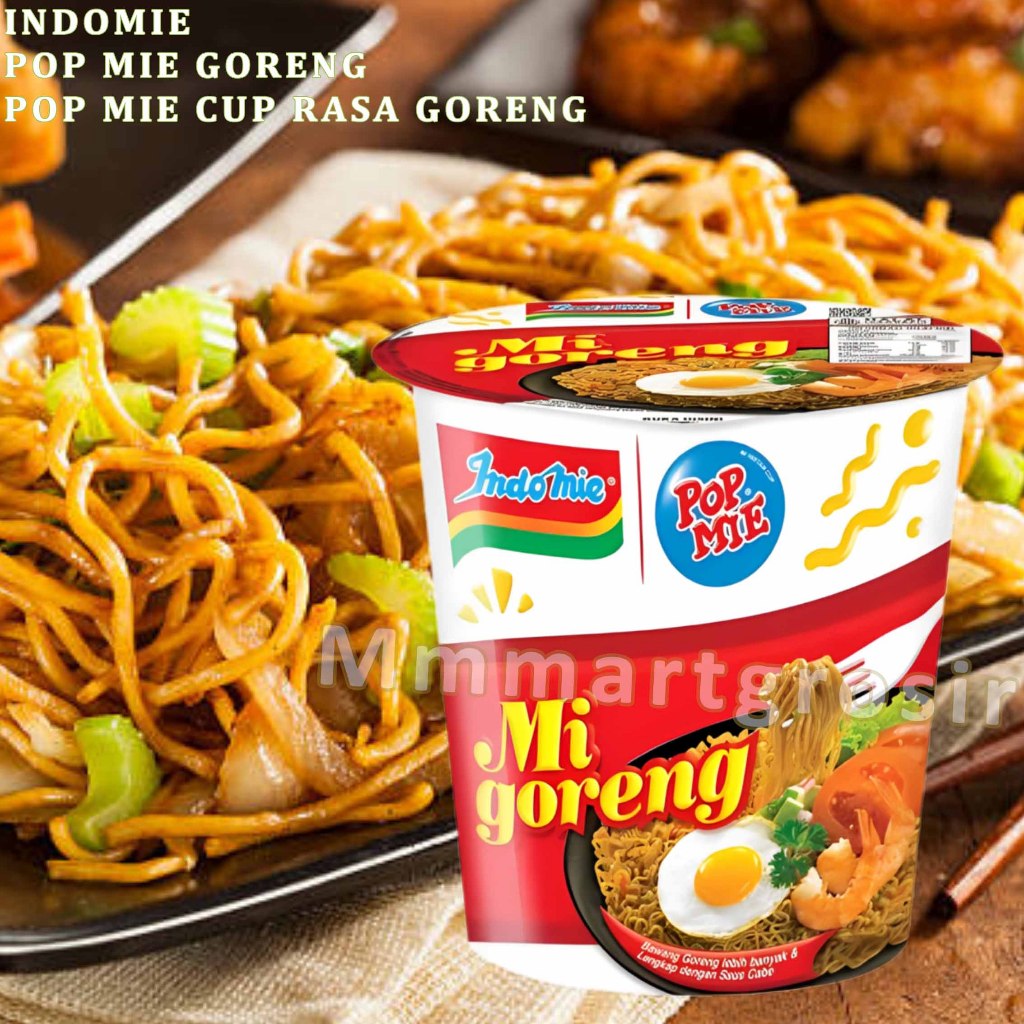 

Indomie / Pop Mie Instan Cup / Pop Mie Rasa Mie Goreng / 80gr