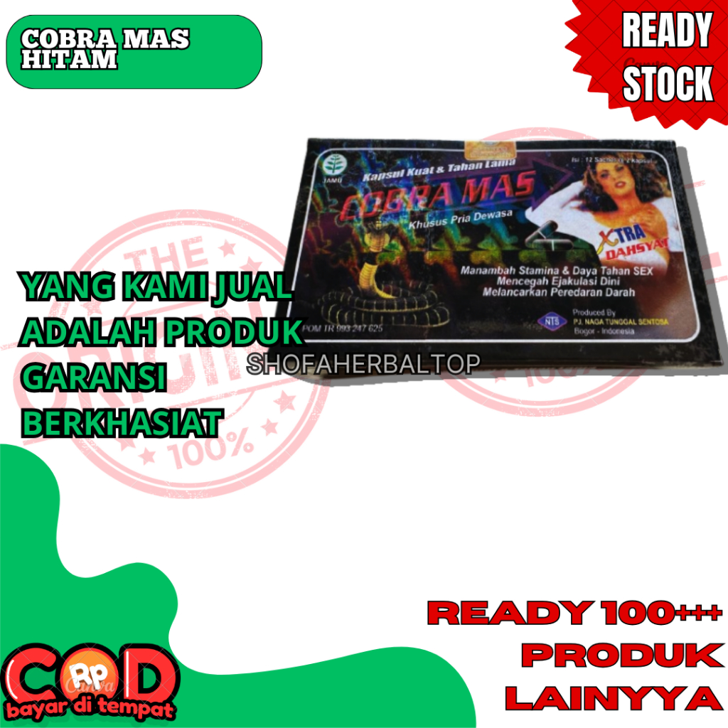 COBRA MAS HITAM ORIGINAL