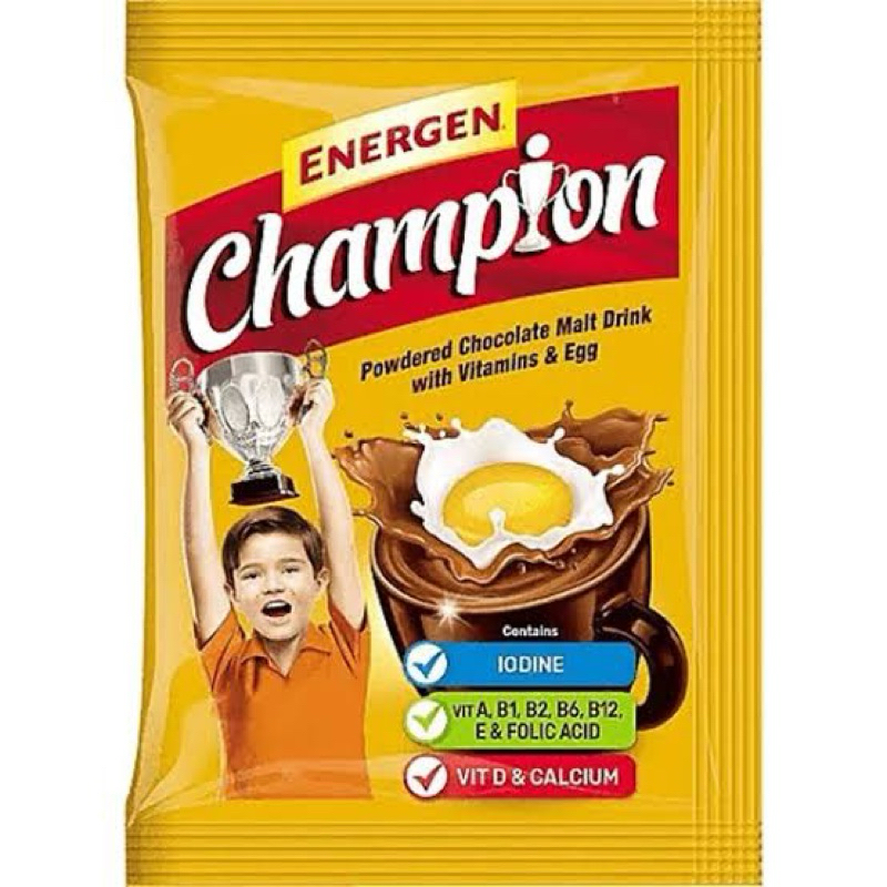 

Energen Champion Receng/Sachet Coklat 30 gr