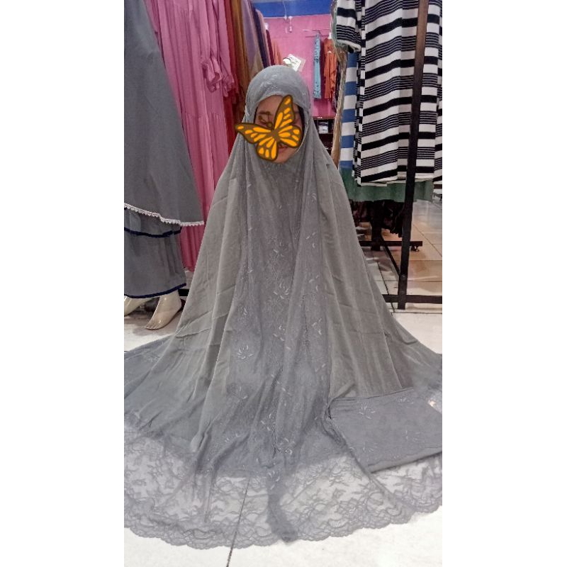 Mukena bahan parasut polos