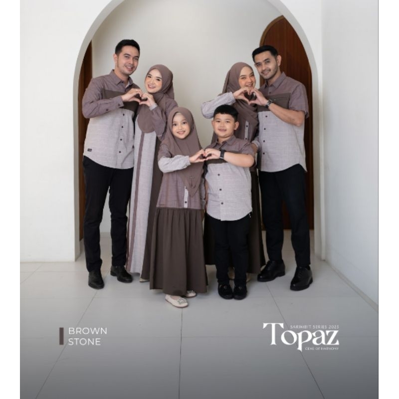 TOPAZ SARIMBIT WARNA BROWN STONE