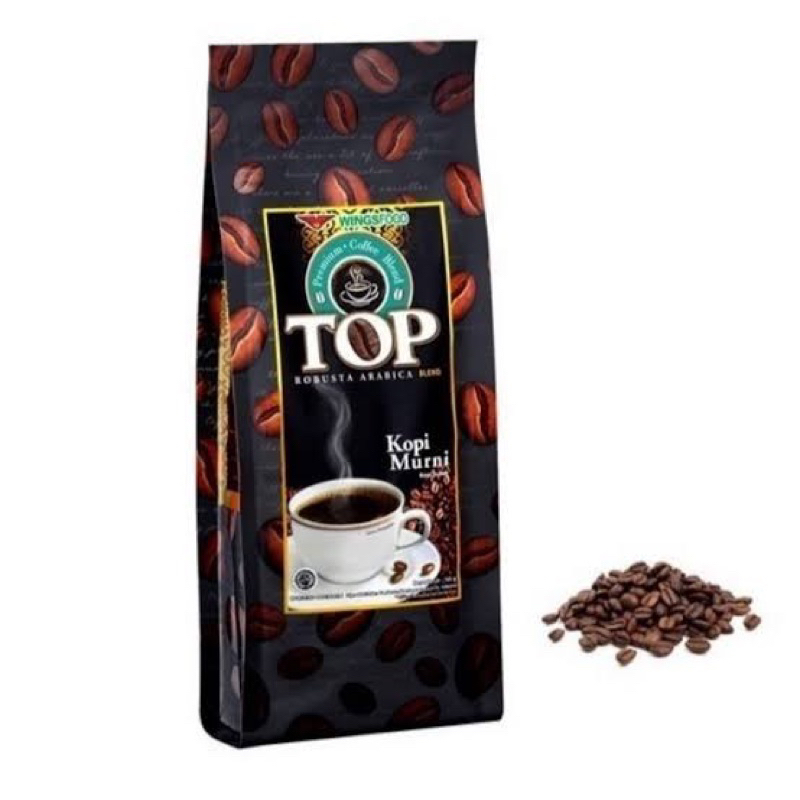 

top coffee kopi murni robusta 165g - top coffee bubuk kopi robusta - top coffee bubuk kopi toraja