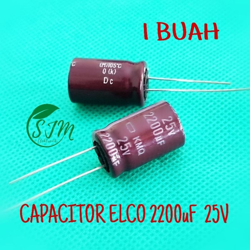 ELCO 25V 2200UF Elko 25 volt 2200 uf