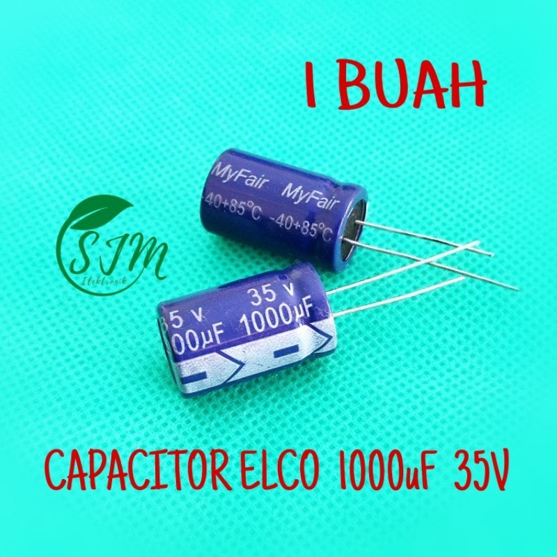 ELCO 35V 1000UF Elko 35 volt 1000 uf