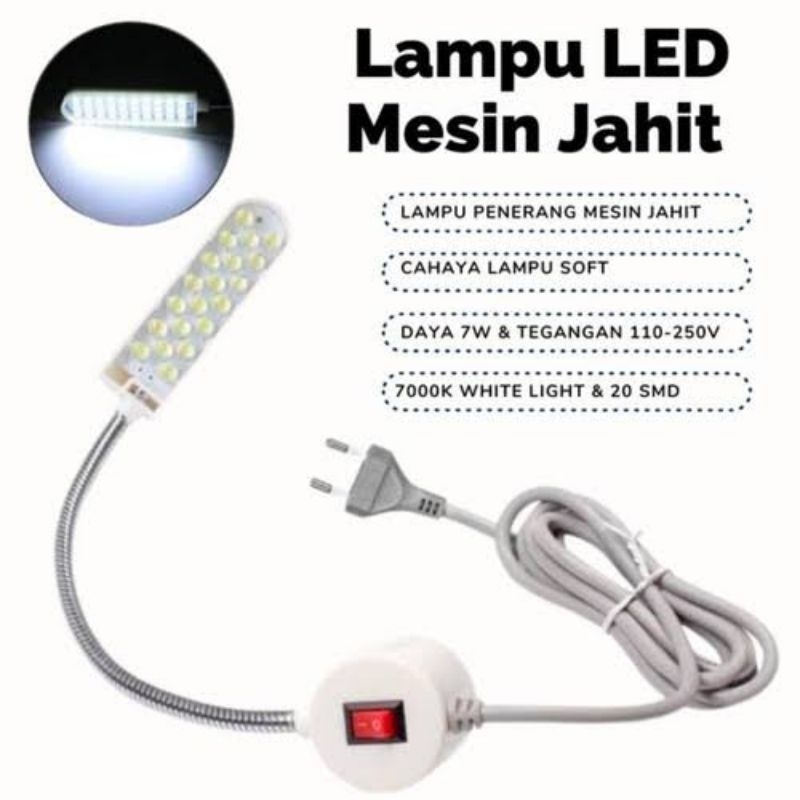 lampu mesin jahit - lampu led mesin jahit - sewing machine LED light