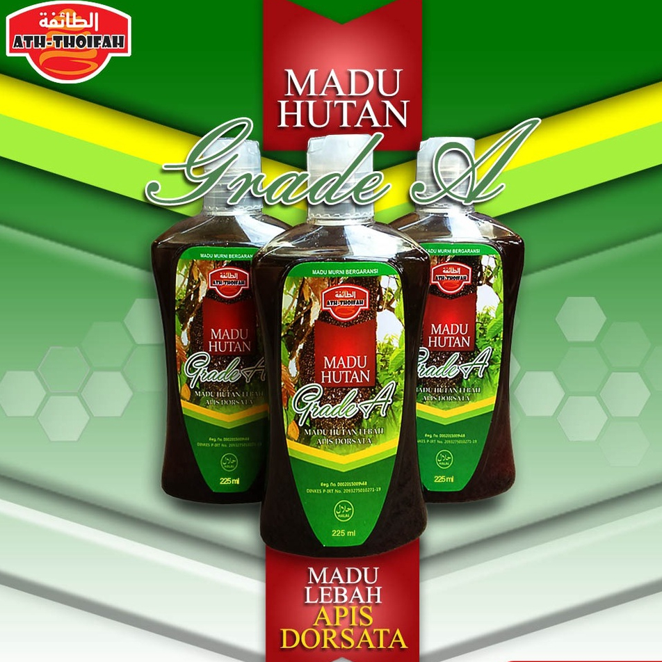 

Madu Hutan Asli Murni Kualitas Grade A Madu Murni Grade A 225 ML