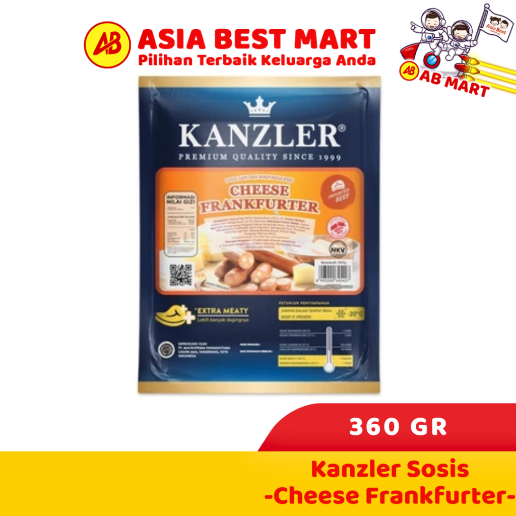 

Kanzler Cheese Frankfurter 360gr