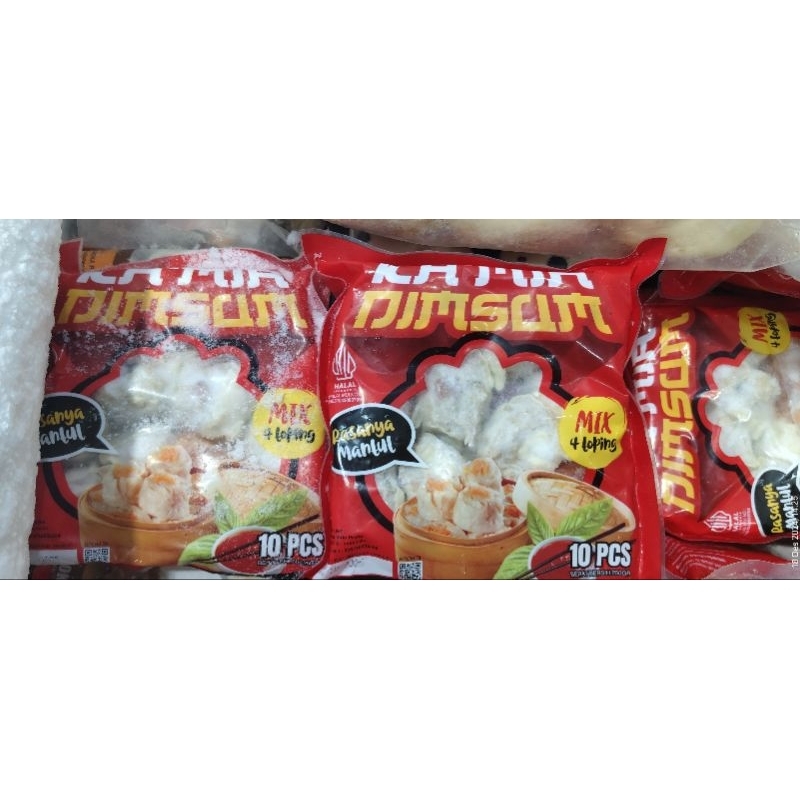 

Kamia Dimsum Mix 4 Toping isi 10pcs