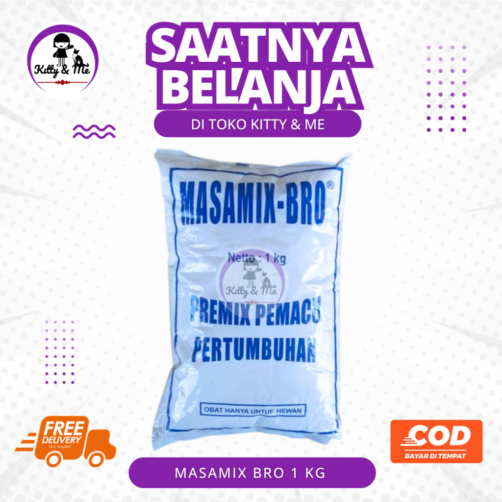 MASAMIX BRO 1 KG - Premix Pemacu Pertumbuhan Nutrisi Ayam