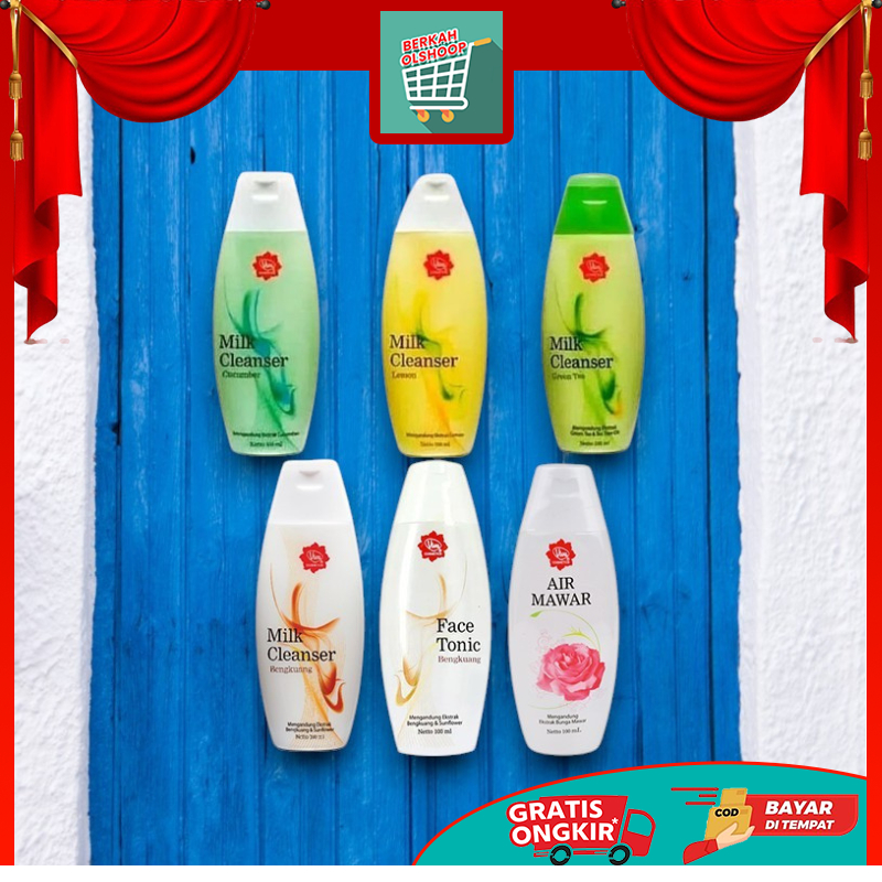 VIVA FACE TONIC / MILK CLEANSER / AIR MAWAR  BENGKOANG 100 ML