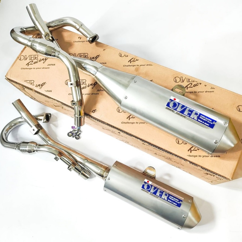 KNALPOT OVER RACING WR155 ORIGINAL JAPAN STAINLESS