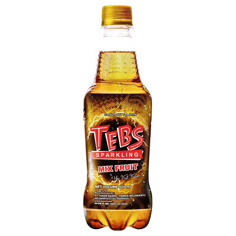 

Tebs Sparkling Teh Minuman Soda Mix Fruit 500 ml