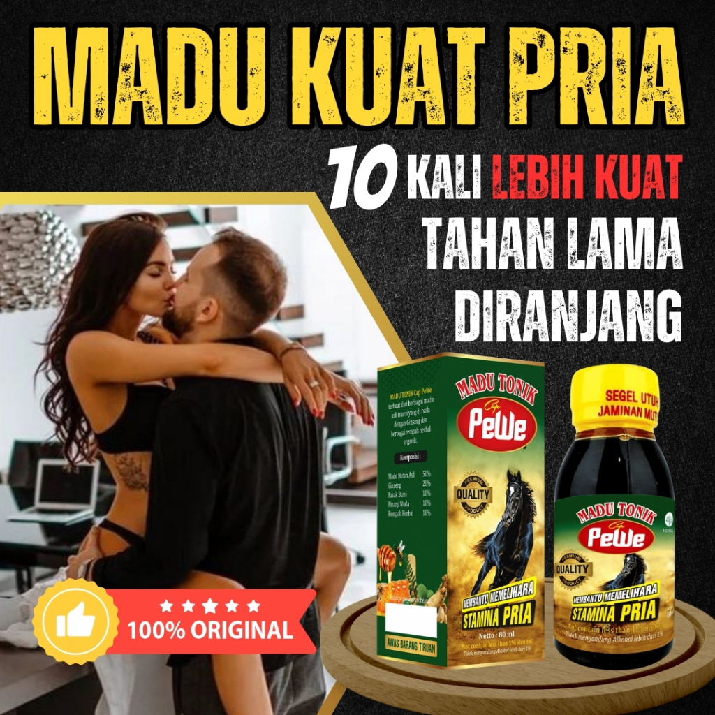 

MADU PEWE MADUKUAT STAMINA PRIA KUAT TAHAN LAMA DI RANJANG 100% ORIGINAL ALAMI TANPA EFEK SAMPING