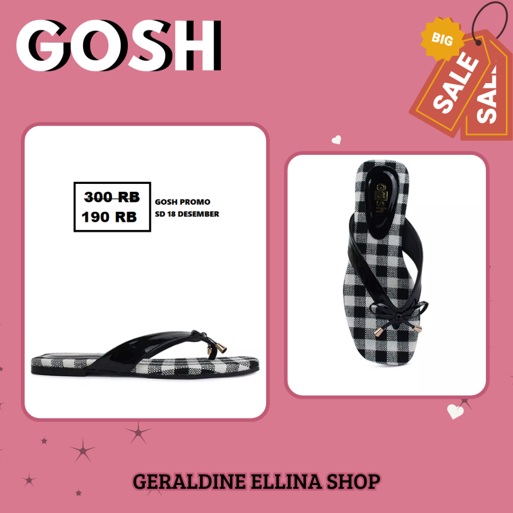 Sandal gosh wanita original AVELLINO 404