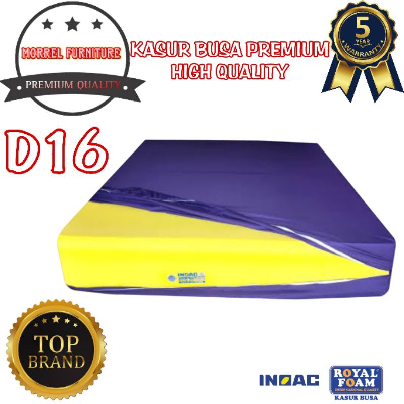 KASUR BUSA INOAC D16 20cm 160x200x20 GARANSI 5 TAHUN