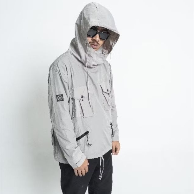 TROUBLEMAKER ANORAK JACKET - SMOK QSSAM MISTY - OUTWEAR