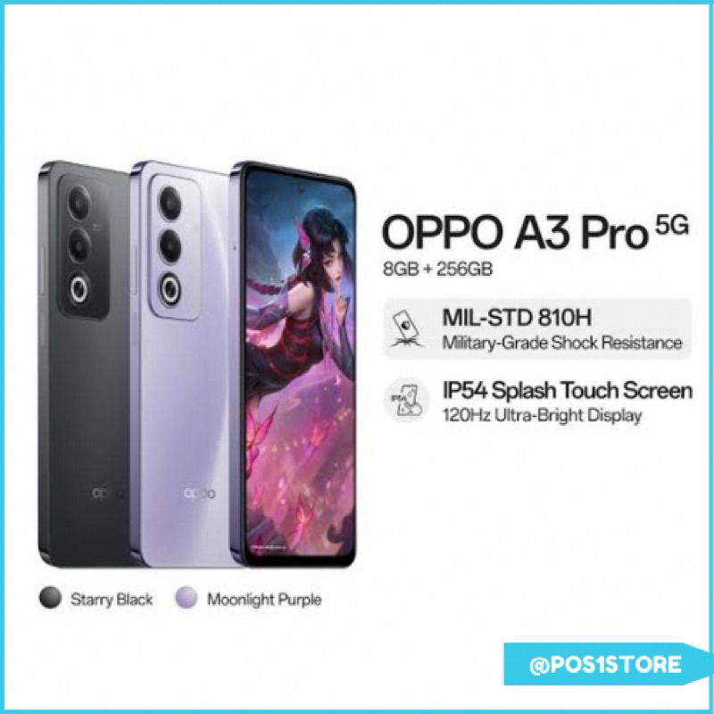 OPPO A3 Pro 5G 16/256 GB GARANSI RESMI NEW SEGEL BARU