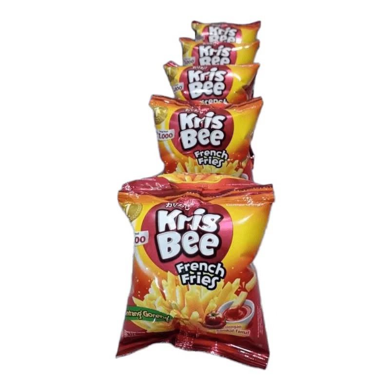 

KRISBEE FRENCH FRIES RENCENG 10 x 9gr KENTANG GORENG RENCENGAN MAKANAN RINGAN CEMILAN ANAK GROSIR MURAH KRIS BEE 11 gr GRAM