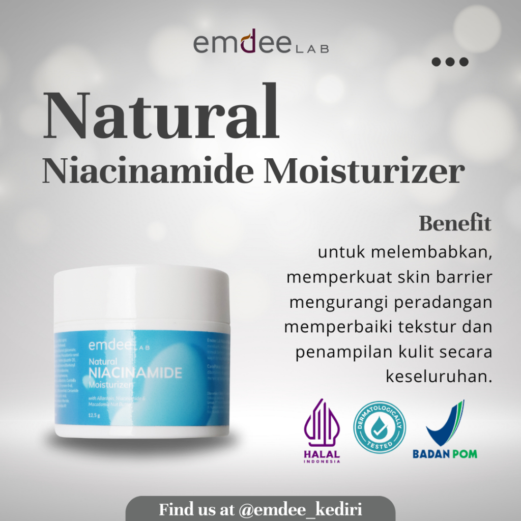 Emdee Lab Natural Niacinamide Moisturizer