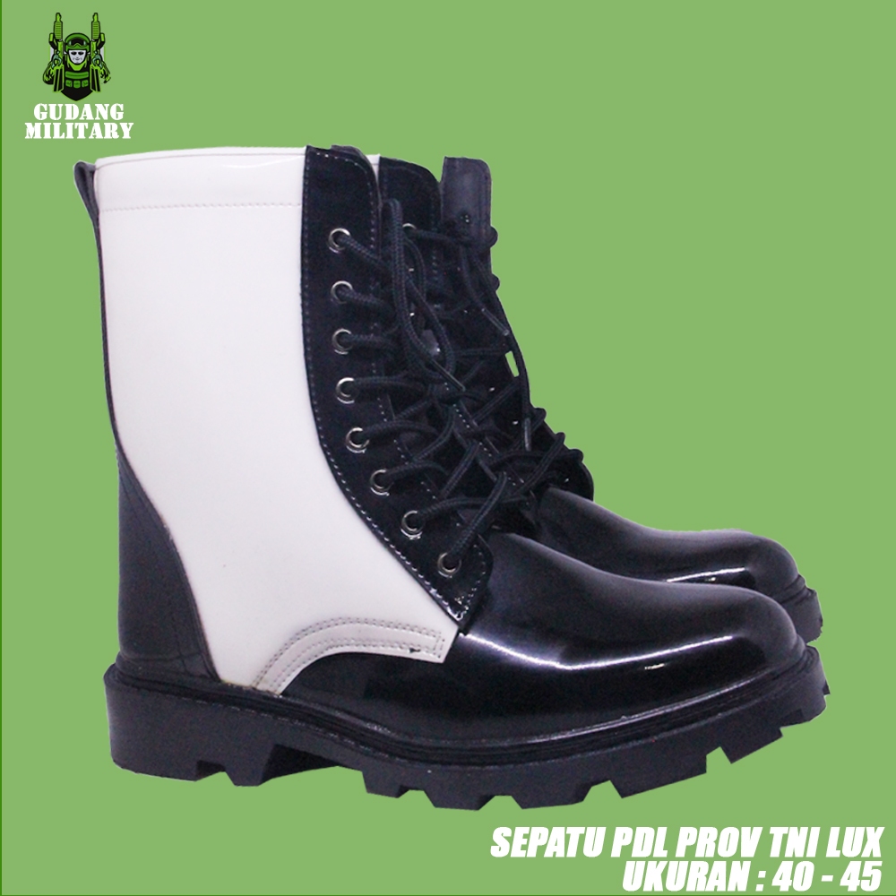 Sepatu Dinas Lapangan Provos AD_TNI_lux | PDL Shoes