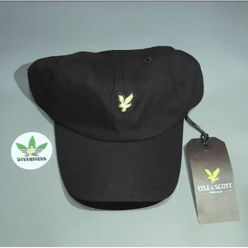 caps lyle and scott black 100%original