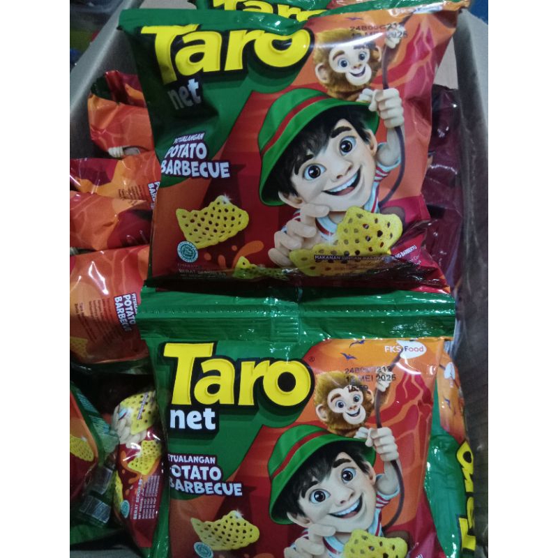 

Taro Net Potato Barbecue Renceng ( 10 pcs × @ 8 g)