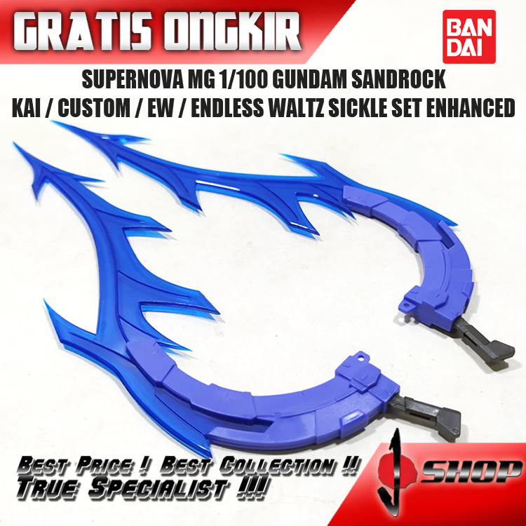SUPERNOVA MG 1/100 GUNDAM SANDROCK KAI / CUSTOM EW / ENDLESS WALTZ SICKLE SET ENHANCED VER BTLG19