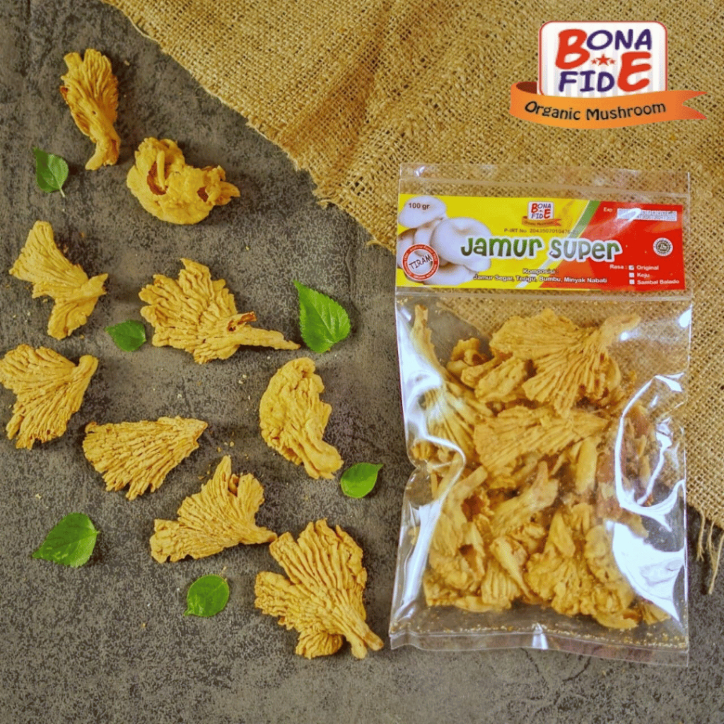 

Keripik Jamur Tiram Super Bonafide Original - Oleh oleh Khas Malang