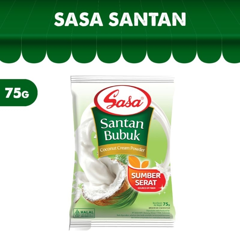 

Sasa Santan Bubuk 75gr