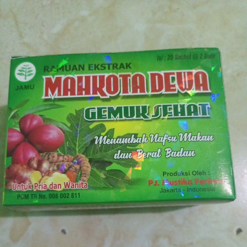 mahkota dewa gemuk sehat